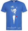 Чоловіча футболка Хью Джекман Яскраво-синій фото