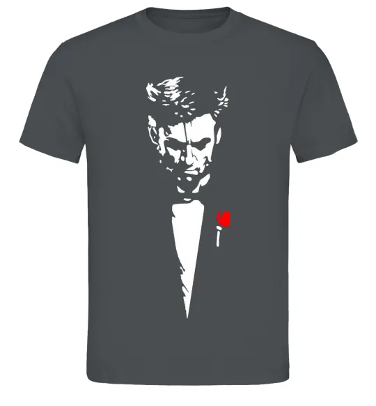 Мужская футболка Хью Джекман Графит фото