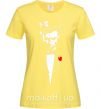 Женская футболка Хью Джекман Лимонный фото