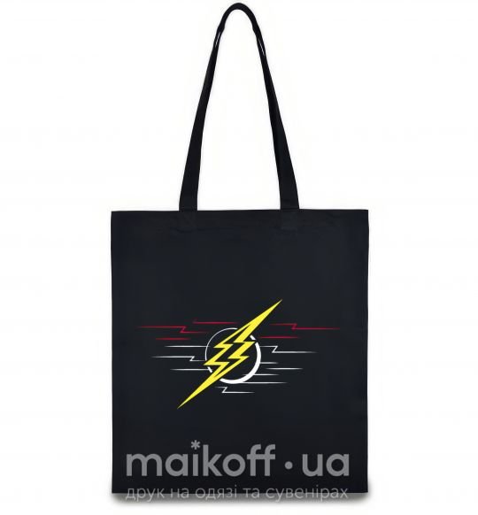 Еко-сумка Flash logo lights Чорний фото