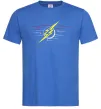Чоловіча футболка Flash logo lights Яскраво-синій фото