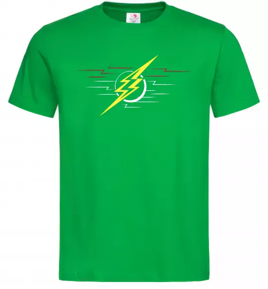 Чоловіча футболка Flash logo lights Зелений фото