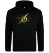Мужская толстовка (худи) Flash logo lights Черный Мужская толстовка (худи) Flash logo lights Черный фото