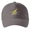 Кепка Flash logo lights Сірий фото