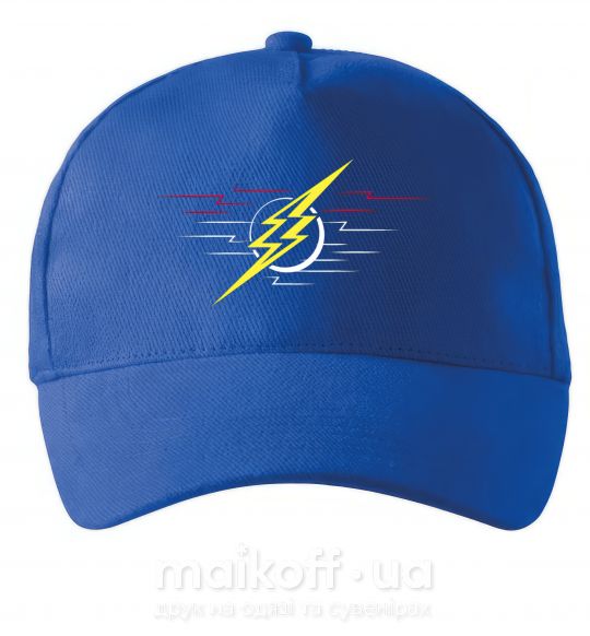 Кепка Flash logo lights Ярко-синий фото