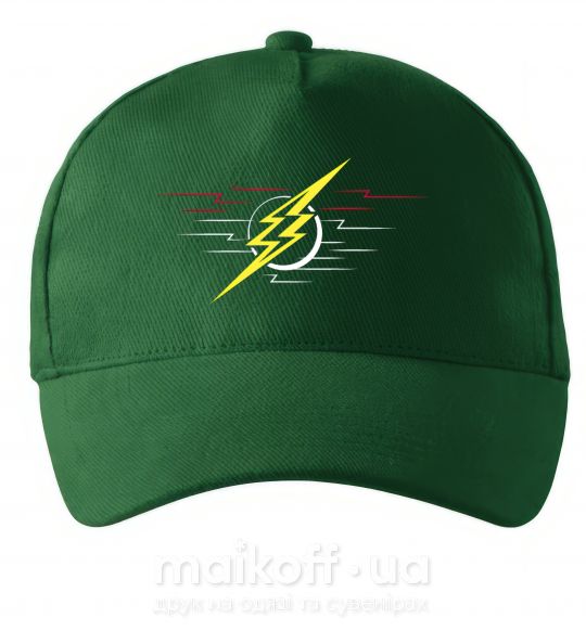 Кепка Flash logo lights Темно-зеленый фото