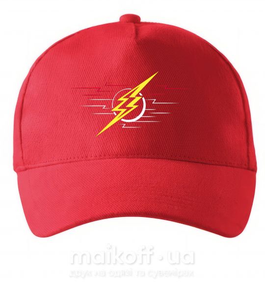 Кепка Flash logo lights Красный фото