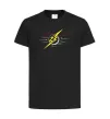 Дитяча футболка Flash logo lights Чорний фото