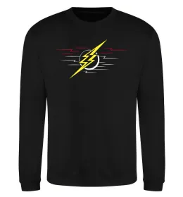 Свитшот Flash logo lights Черный фото