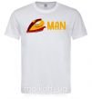 Мужская футболка Человек утюг Белый фото