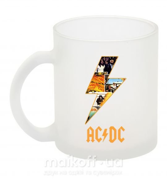 Чашка скляна AC DC rock Фроузен фото