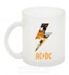 Чашка стеклянная AC DC rock Фроузен фото