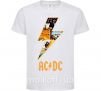 Дитяча футболка AC DC rock Білий фото