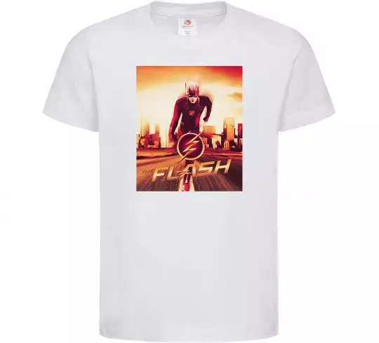 Детская футболка The Flash Белый фото