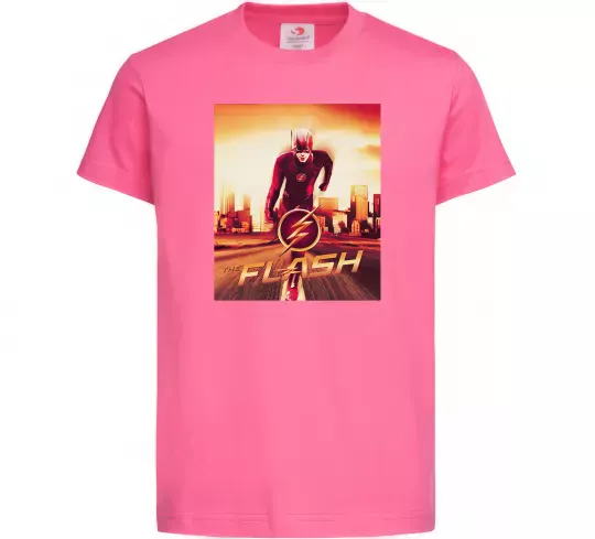 Детская футболка The Flash Ярко-розовый фото
