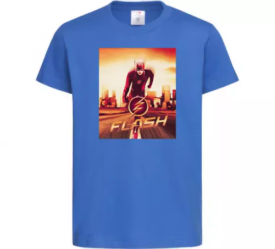 Детская футболка The Flash Ярко-синий фото