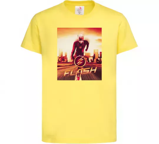 Детская футболка The Flash Лимонный фото