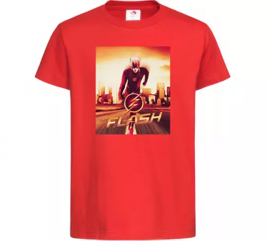 Детская футболка The Flash Красный фото