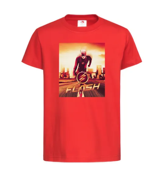 Детская футболка The Flash Красный фото