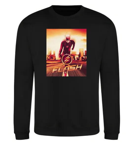Свитшот The Flash Черный фото