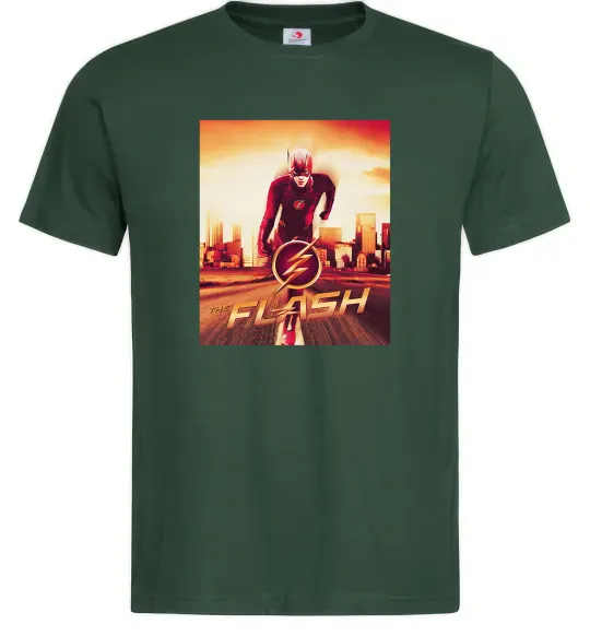 Чоловіча футболка The Flash Темно-зелений фото