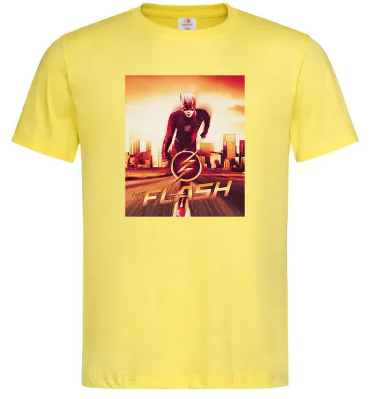 Чоловіча футболка The Flash Лимонний фото