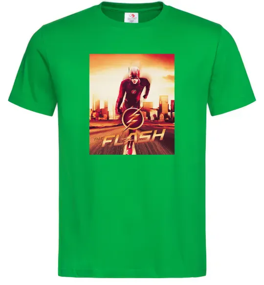 Чоловіча футболка The Flash Зелений фото
