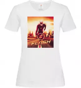 Женская футболка The Flash Белый фото