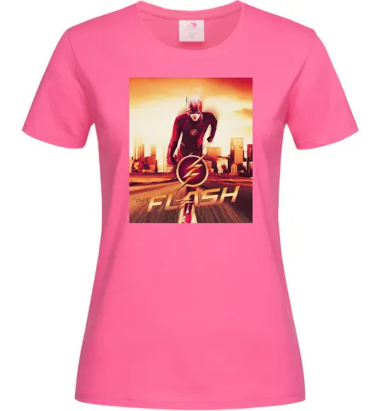 Женская футболка The Flash Ярко-розовый фото