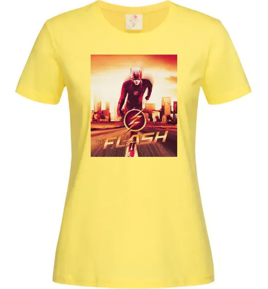 Женская футболка The Flash Лимонный фото