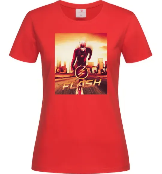 Женская футболка The Flash Красный фото