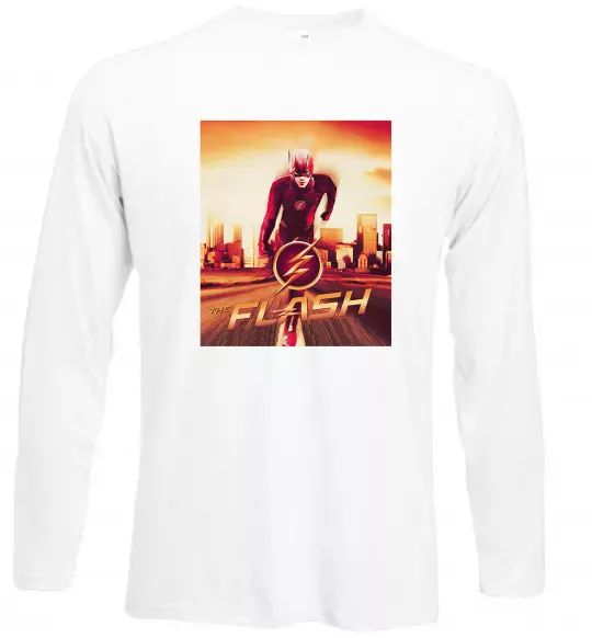 Лонгслів The Flash Білий фото