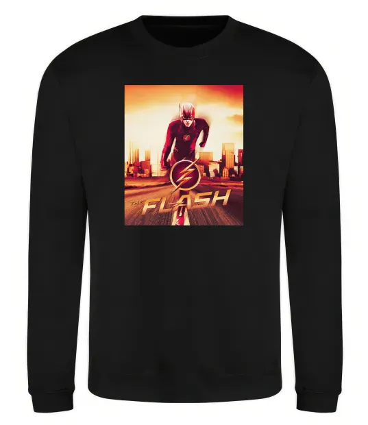 Свитшот The Flash Черный фото