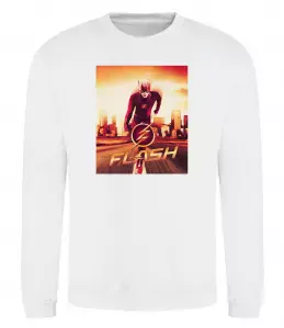 Свитшот The Flash Белый фото
