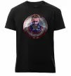 Мужская премиум футболка Капітан Америка щит Черный фото