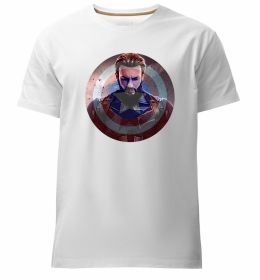 Чоловіча преміум футболка Капітан Америка щит