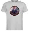 Чоловіча футболка Капітан Америка щит Сірий Чоловіча футболка Капітан Америка щит Сірий фото