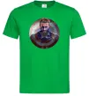 Чоловіча футболка Капітан Америка щит Зелений Чоловіча футболка Капітан Америка щит Зелений фото