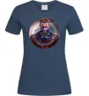 Жіноча футболка Капітан Америка щит Темно-синій Жіноча футболка Капітан Америка щит Темно-синій фото