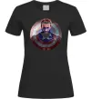 Жіноча футболка Капітан Америка щит Чорний Жіноча футболка Капітан Америка щит Чорний фото