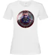 Жіноча футболка Капітан Америка щит Білий Жіноча футболка Капітан Америка щит Білий фото