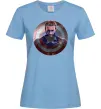 Жіноча футболка Капітан Америка щит Блакитний Жіноча футболка Капітан Америка щит Блакитний фото