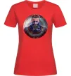 Жіноча футболка Капітан Америка щит Червоний Жіноча футболка Капітан Америка щит Червоний фото