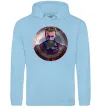 Жіноча толстовка (худі) Капітан Америка щит Блакитний Жіноча толстовка (худі) Капітан Америка щит Блакитний фото