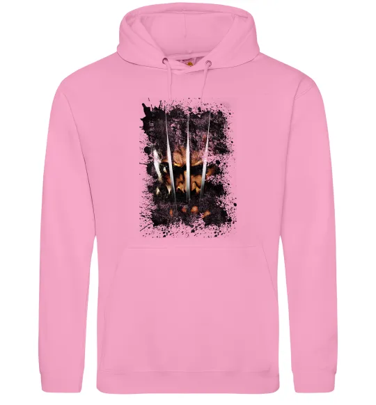 Жіноча толстовка (худі) Росомаха бризки Рожевий фото