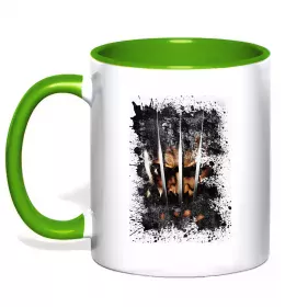 Чашка с цветной ручкой