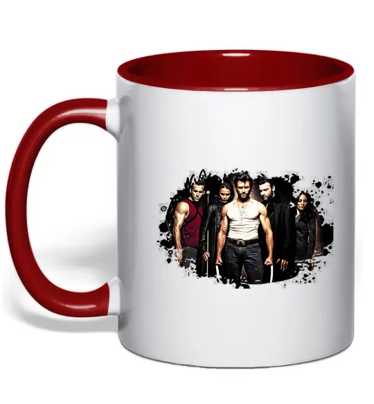 Чашка с цветной ручкой Wolverine Красный фото