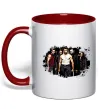 Чашка с цветной ручкой Wolverine Красный фото
