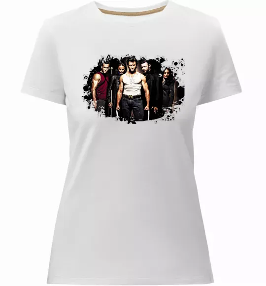 Жіноча преміум футболка Wolverine Білий фото