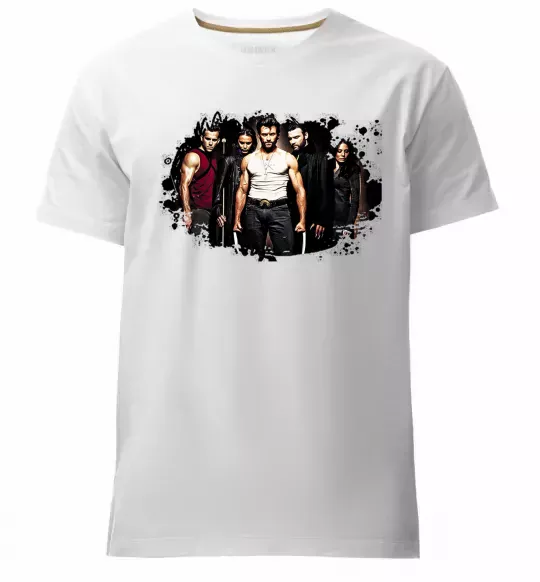 Мужская премиум футболка Wolverine Белый фото